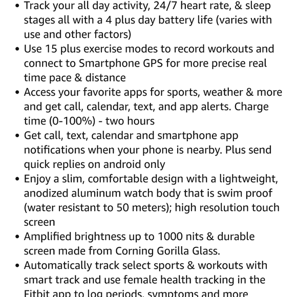 ⛔SOLD⛔ Fitbit Versa Lite - white band - Picture 12 of 12